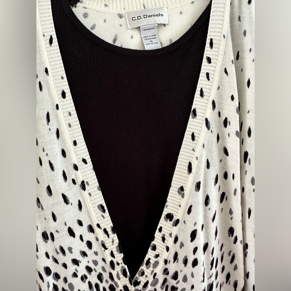 CD Daniels Light Sweater Top size 1x - Picture 2 of 5